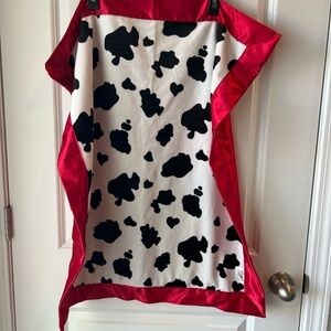 Kids Red and Black Cow Print Shirt
